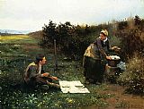 The Honeymoon Breakfast by Daniel Ridgway Knight